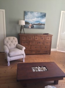 Coffee table from Greenwich market so many years ago I bet they're no longer there, apothecary chest and light from H&F and wedding shot from the very talented Armands (a-fotografy)