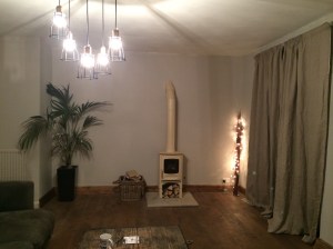 Our lovely toasty warm woodburner