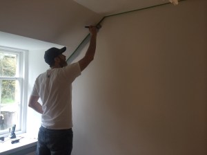 On goes the paint....